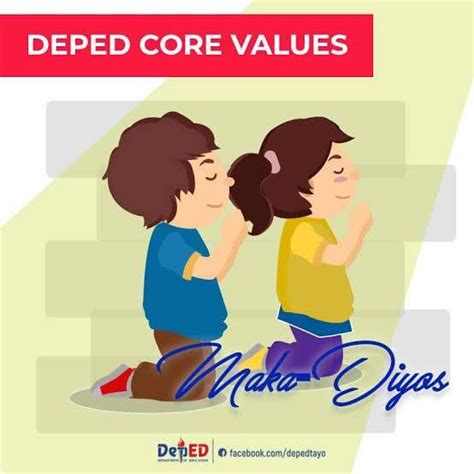 poster making makadiyos makatao makakalikasan makabansa|Core Values (Maka.